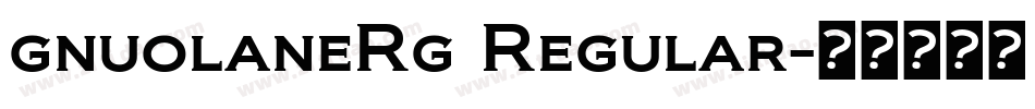 gnuolaneRg Regular字体转换